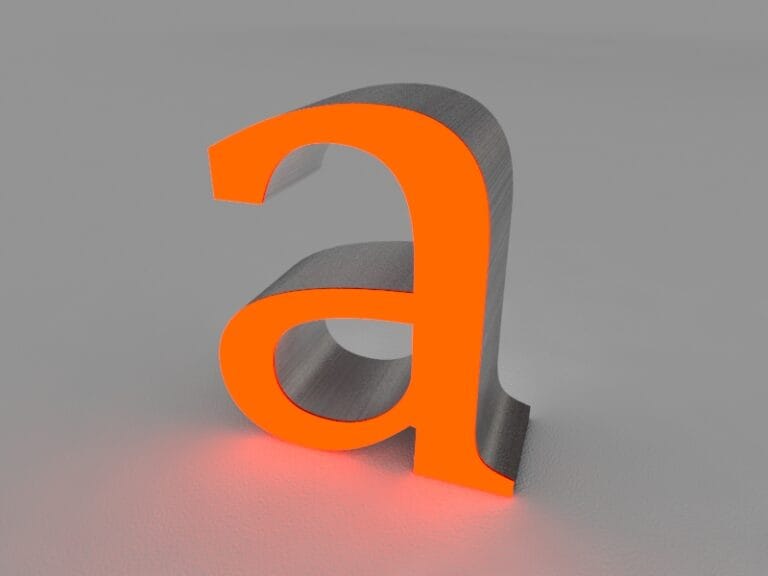 Yanak Satine Paslanmaz Pleksi Kutu Harf