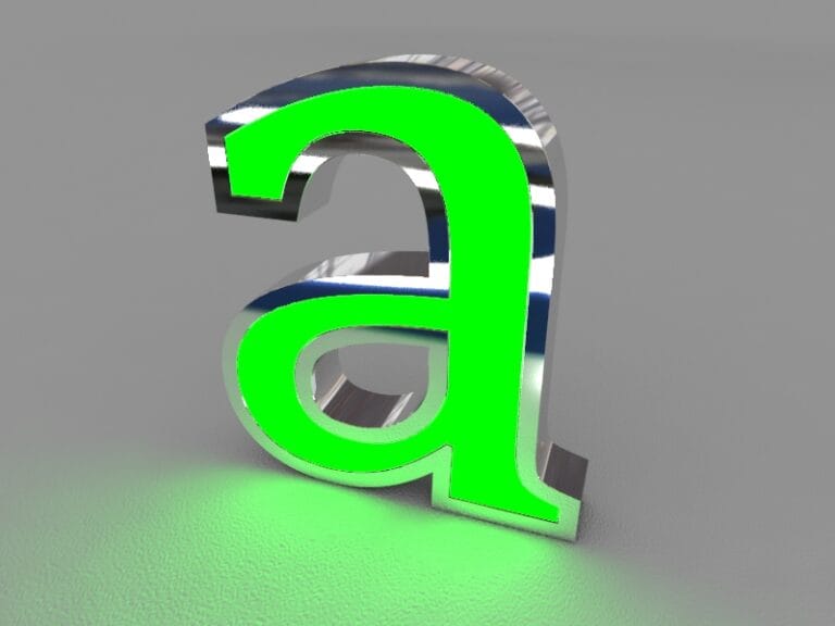 Paslanmaz Fileli Krom Kutu Harf