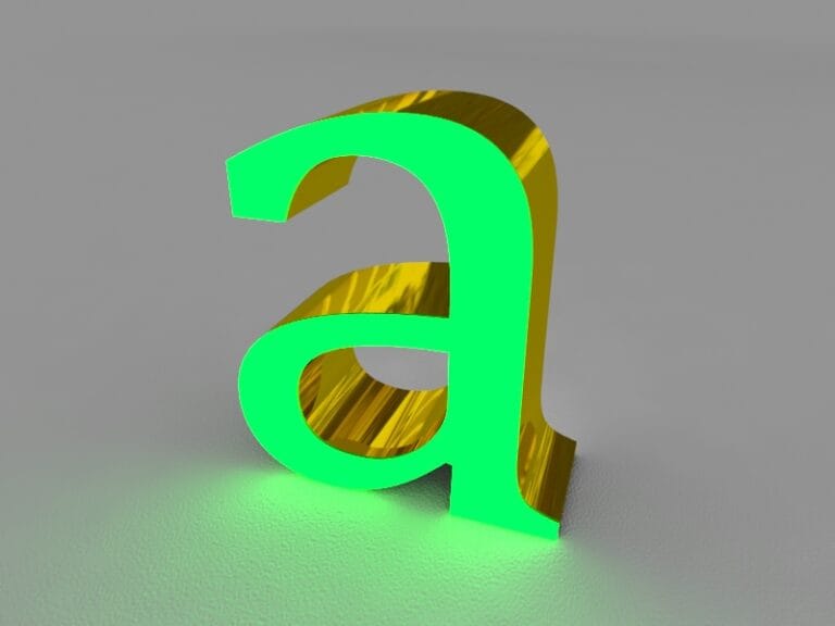 Yüzey Pleksi Yanak Paslanmaz Gold Kutu Harf